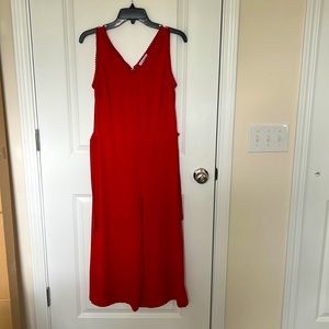 Size 6 Red summer jumpsuit
